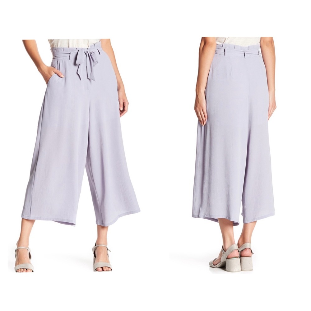NWOT FREE PRESS Lilac Culottes M